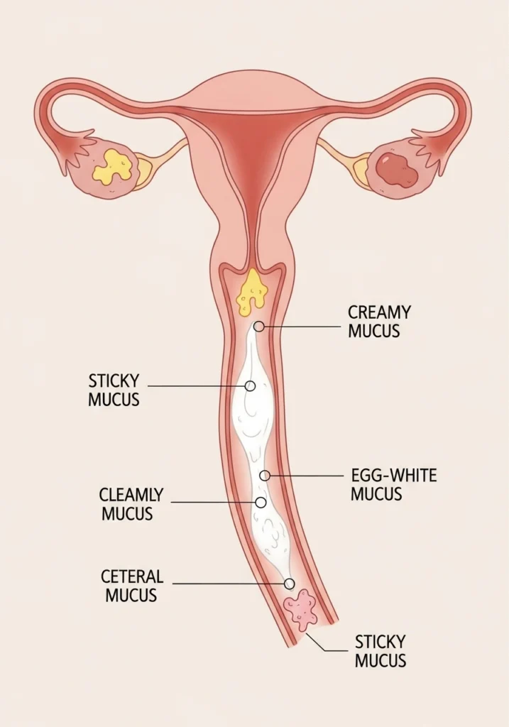 Ілюстрація про жіночі виділення